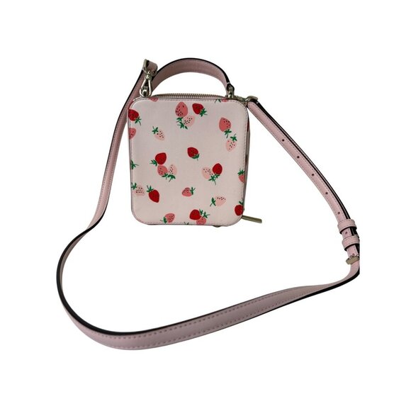 Kate Spade New York Staci Daisy Wild Strawberries Vanity Crossbody Purse - Picture 12 of 12